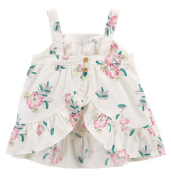 Conjunto 2 peças Bebê Carter's Floral Babado - comprar online