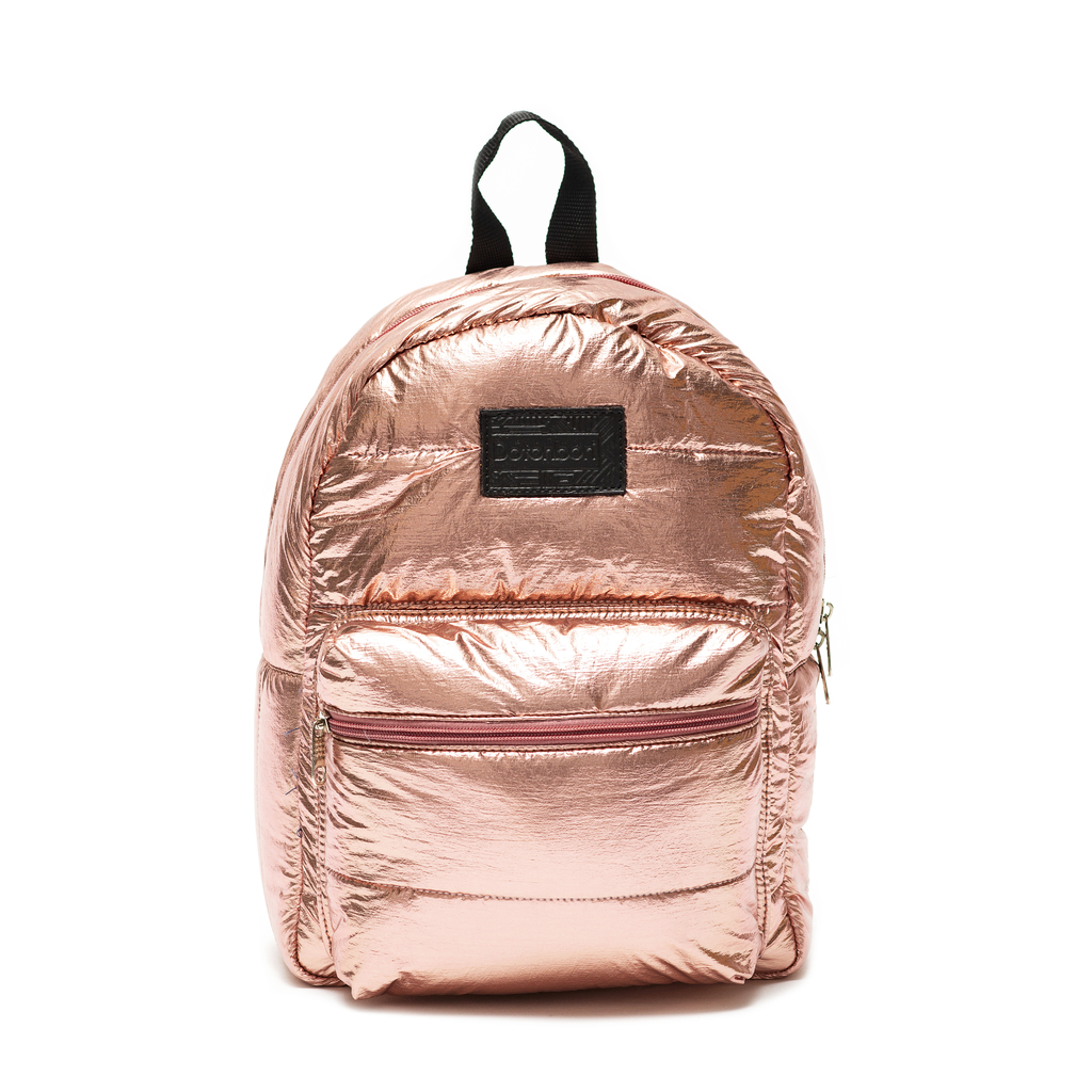 Mochila 2025 rosa metalizada