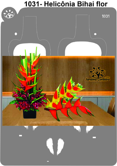 1031 - Heloiconia Bihai Flor - comprar online