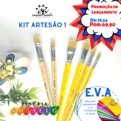 kit artesão 1 (kit 6 pincéis)