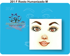 201/F - Stencil Rostinho Humanizado M