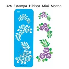 324 - Estampa Hibisco Mini Moana