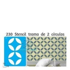 230 - Trama de 2 Círculos