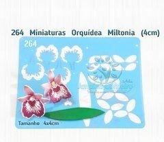 264 - Miniaturas Orquídea Miltonia (4cm)