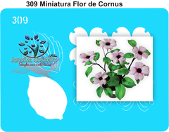 309 - Miniatura Flor de Cornus