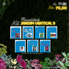 Kit de Minuaturas Jardim Vertical 3