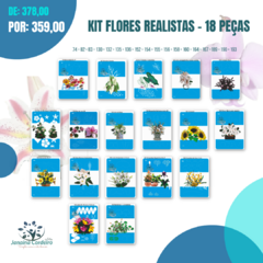Kit Flores Realistas - 18 Peças