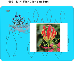 688 - Miniatura Flor Gloriosa 5cm