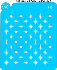 917- Stencil Brilho de estrela P
