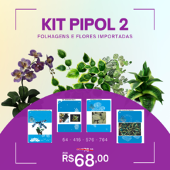 KIT PIPOL 2 - Folhagens e Flores Importadas