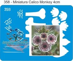 358 - Miniatura Calico Monkey 4cm