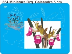554 - Miniatura Orquídea Galeandra (5cm)