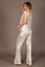 PANTALON DONNA COLOR NUDE - tienda online