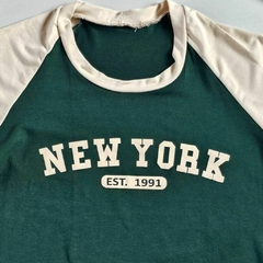 blusa cropped raglã verde infantil juvenil - (cópia) - comprar online