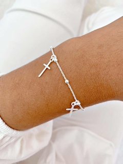 PULSERA CRUCES - PL