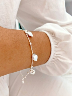 PULSERA CORAZONES - PL - Hosanna Joyas