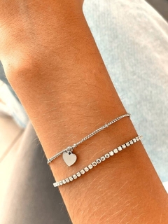 PULSERA SHINING CORAZON -AC