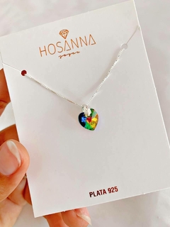 CONJUNTO SWAROVSKI MULTICOLOR - PL - Hosanna Joyas