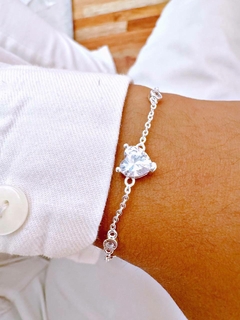 PULSERA AJUSTABLE CORAZON - AB