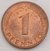 Alemanha 1 pfennig, 1980 Letra J