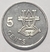 Ilhas Salomão 5 cêntimos, 1996 SOB/FC