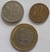 3 Moedas de real Diversas - 1 real 1998 , 50 centavos 1998 e 10 centavos 2000