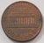 USA 1 cent, 1990 Lincoln S/Marca de Cunhagem