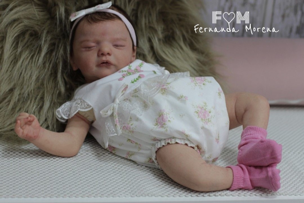 Kit Boneca Bebê Reborn Baby Menina