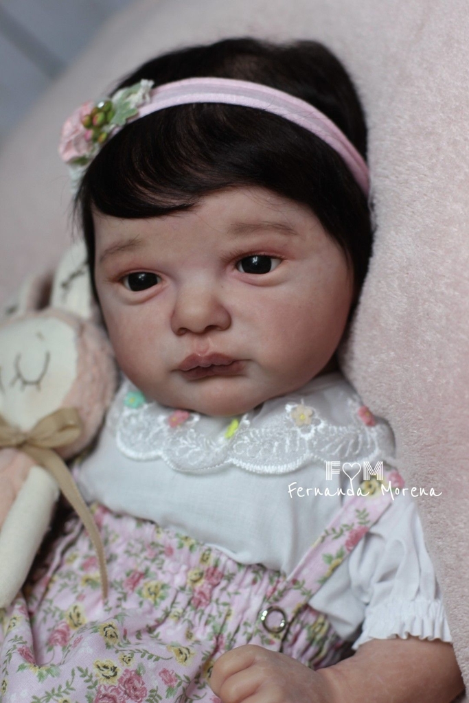 Boneca Bebê Reborn Aurora - Alana Babys