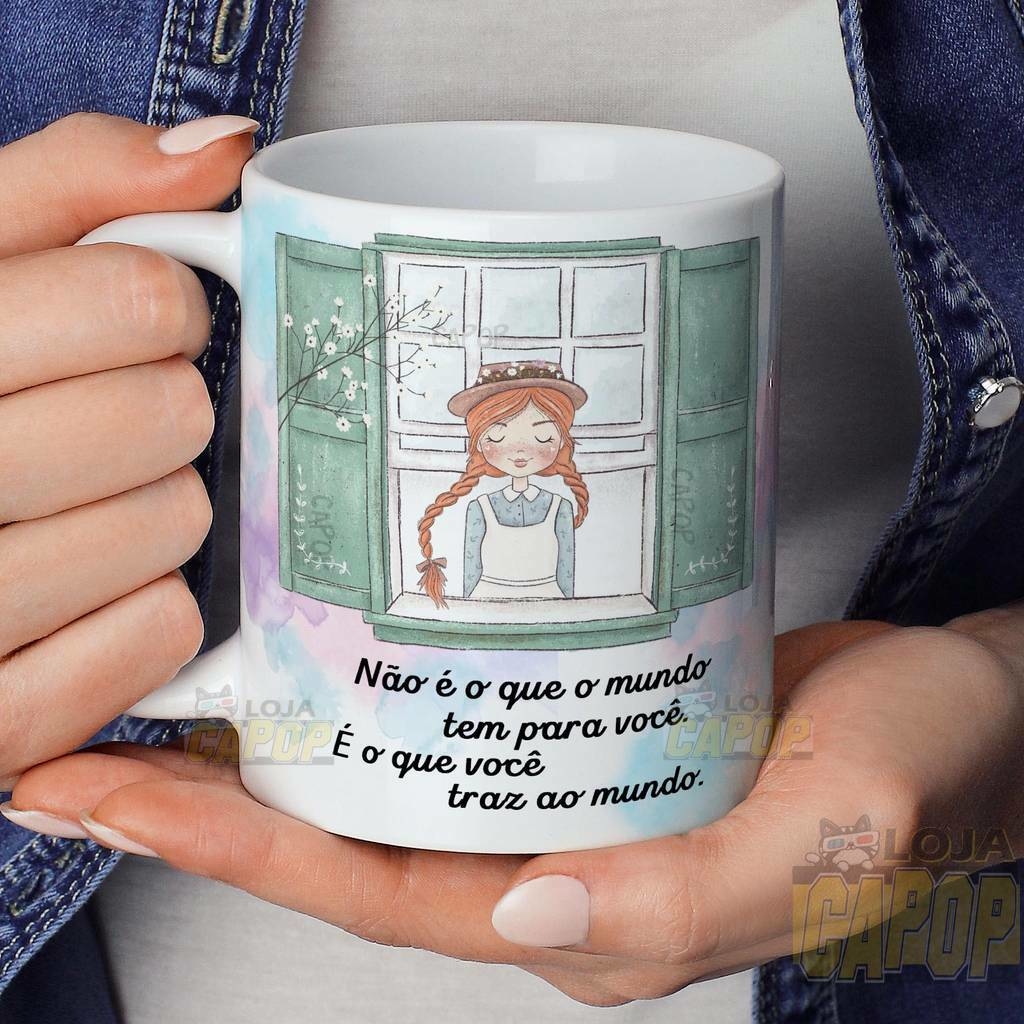 Caneca Anne With an E - Frases