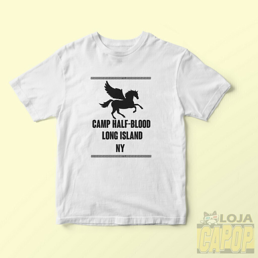 Camiseta Percy Jackson Camp Half Blood