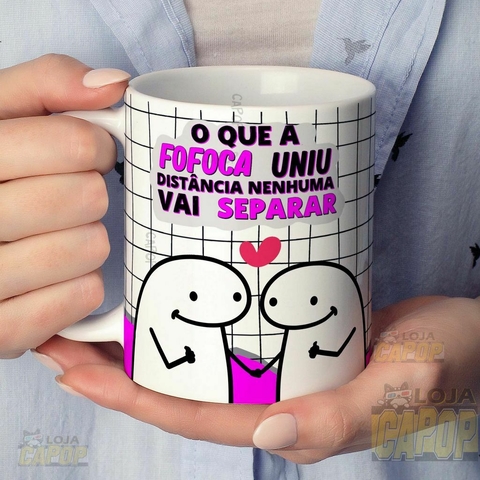 Caneca Flork Boneco Palito Não Sou Fluente em Mimimi