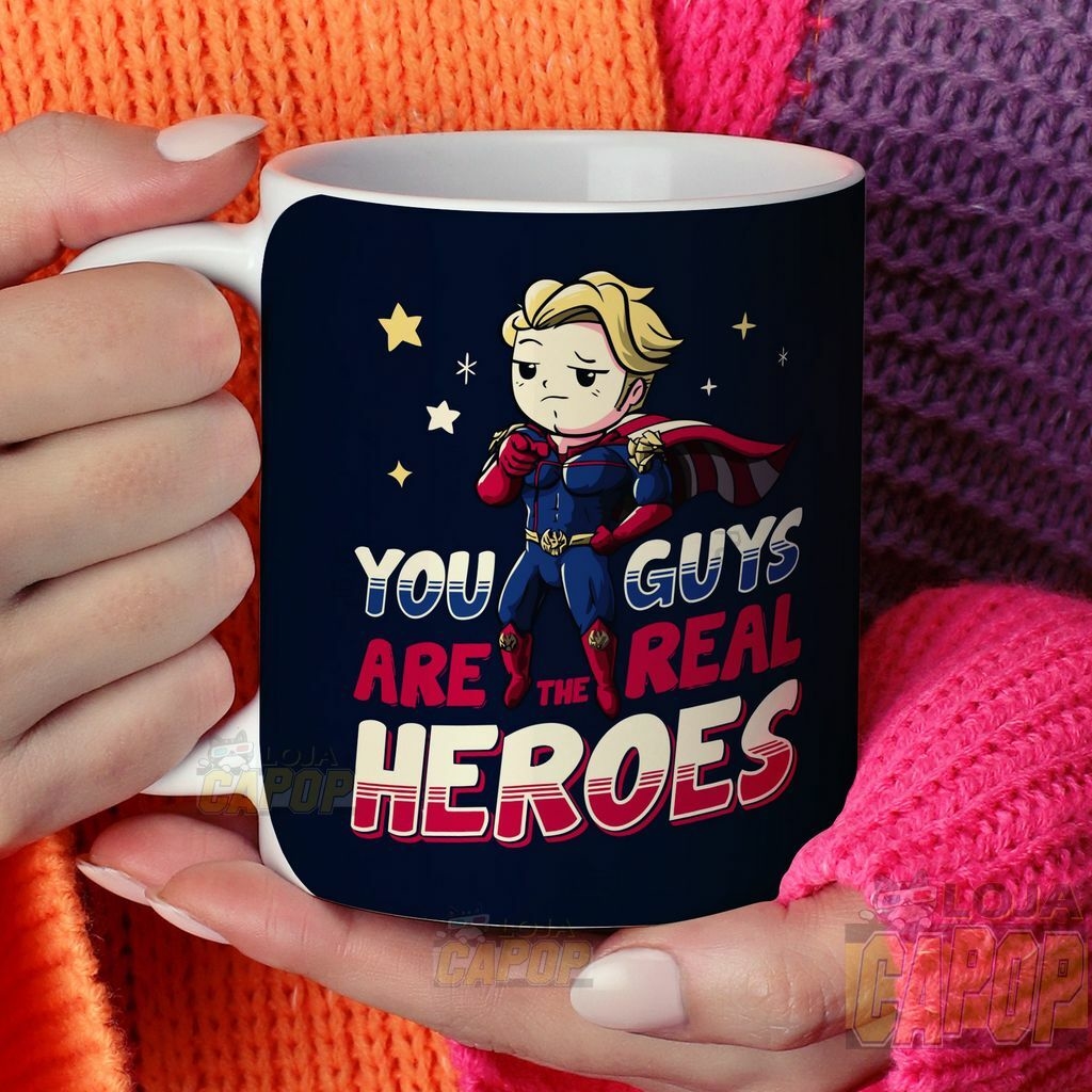 CANECA NAMORADOS CASAL HEROIS