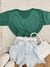 Blusa de suede