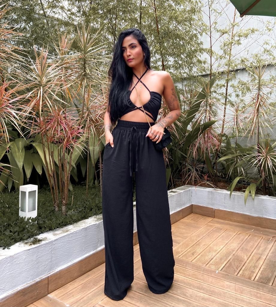 Calça hotsell pantalona preta