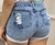 Short jeans dobradinho com ziper Ellen - comprar online