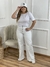 Calça jeans all white - Pimenta Rosa Glamour Moda feminina