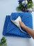 Cobertor Bubble com Alpaca Bolinhas Azul - comprar online