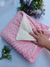 Cobertor Bubble com Alpaca Bolinhas Rosa - comprar online
