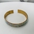 Bracelete festa médio cristais furta cor banhado a ouro 18k - sob encomenda - comprar online