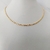 choker/colar mini chapinha texturizada banhado a ouro 18k - comprar online