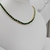 Conjunto brinco e colar riviera com pedras verde esmeralda banhada a ouro 18k na internet