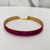 Bracelete festa fino cristais rosa pink banhado a ouro - sob encomenda - comprar online