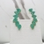 Brinco ear cuff festa cristais verde agua - sob encomenda - comprar online