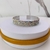 Bracelete festa médio com cristais furta cor, banhado a prata - sob encomenda na internet