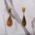 Brinco festa Bruna com cristais prata, base dourada - sob encomenda na internet
