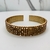 Bracelete festa médio com cristais dourado banhado a ouro - sob encomenda - comprar online