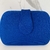 Bolsa clutch de tecido azul bic - comprar online