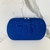 Bolsa clutch de tecido azul bic - Vi Semi joias