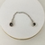 Berloques trava de pulseira com corrente banhada a prata - comprar online